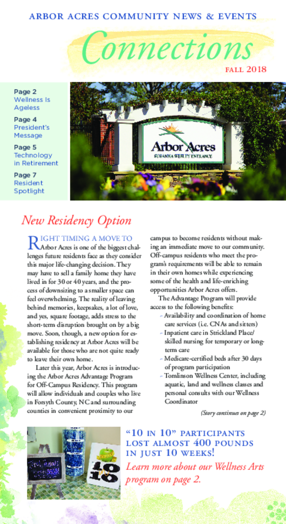 Arbor Acres Senior Living Community Assisted Living, Nursing Home